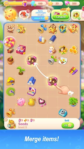 Merge Family: House merge game screen 5
